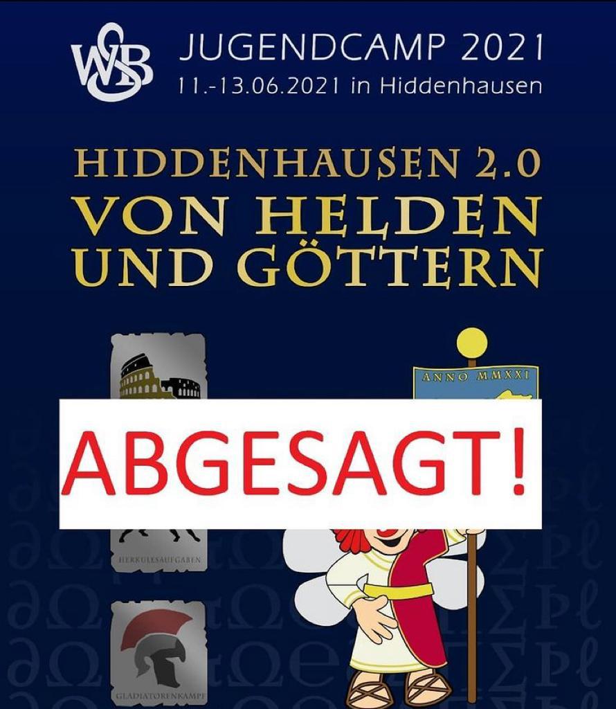 JUGENDCAMP 2021 in Hiddenhausen – ABGESAGT!